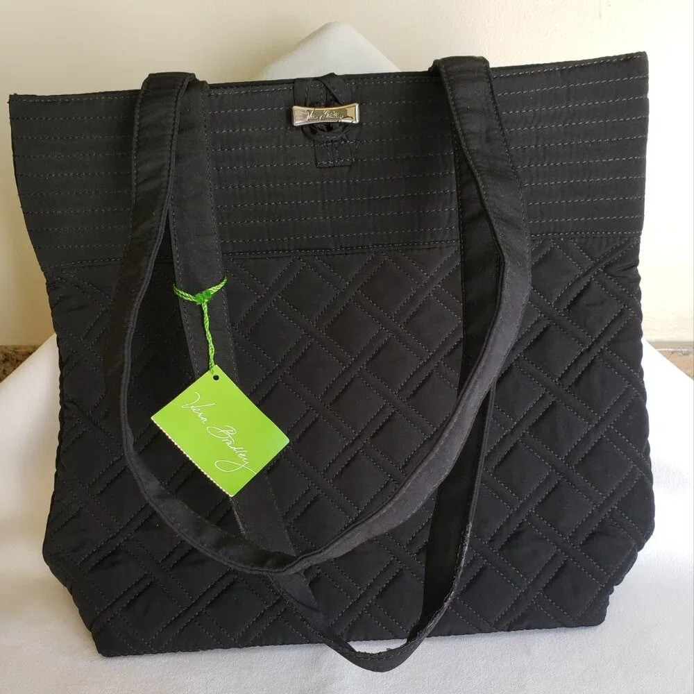 Vera Bradley Classic Black Tote - Picture 3 of 14